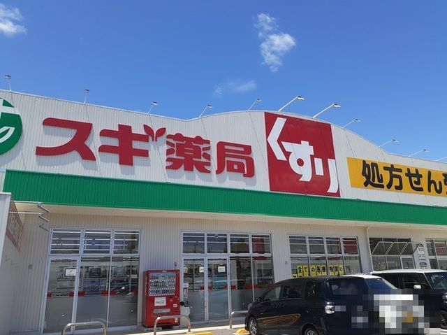 近くのスギ薬局岐南店まで750m(徒歩10分)