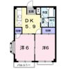 エルディム東幸Aの間取り画像