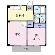 シティハイツ田辺の間取り画像