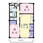 レジデンスサンパークの間取り画像