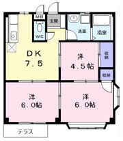 パークハイツ栄の間取り画像