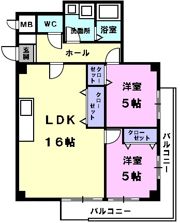 サンパレスの間取り画像