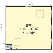 箕形町1丁目倉庫（1）Cの間取り画像