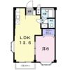 エルディムおおすみAの間取り画像