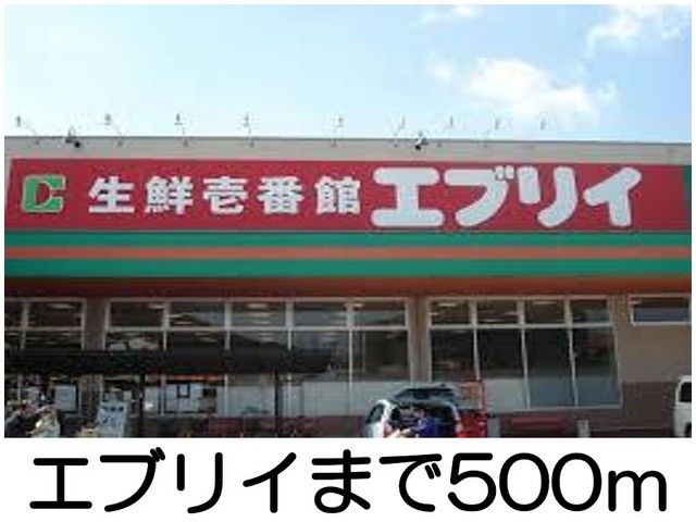 近くのエブリィまで500m(徒歩7分)