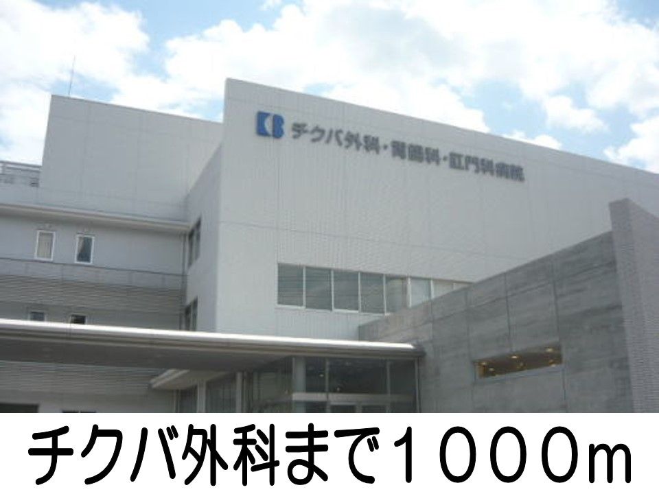 近くのチクバ外科まで1,000m(徒歩13分)