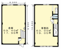 玉前261番地倉庫付事務所の間取り画像