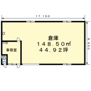 筑前町当所倉庫の間取り画像