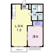 エルディム山本の間取り画像