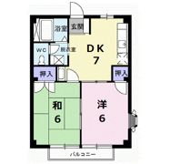 ピースファルハイツの間取り画像