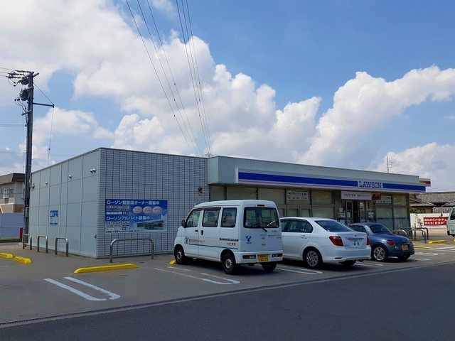 近くのローソン 西尾丁田町店まで150m(徒歩2分)