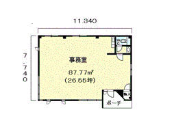 可部南3丁目事務所22511の間取り画像