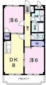 ドミールムラセの間取り画像