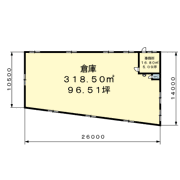 日高市原宿倉庫Aの間取り画像