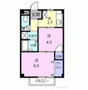 レジデンスKの間取り画像