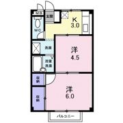 エルディム．わかの間取り画像