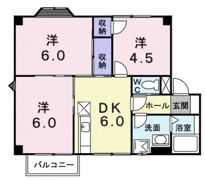 プラド－ル立川Bの間取り画像