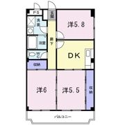 メゾンドユーメイクの間取り画像