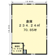 三ヶ島1丁目倉庫の間取り画像