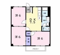 ハイツ祗園Aの間取り画像