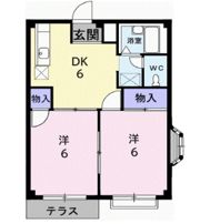 エルディム田口Dの間取り画像