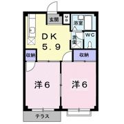 エルディム永井の間取り画像