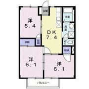 ニューシティ志げAの間取り画像