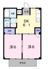 シティハイツ新正Bの間取り画像