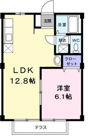 ニューシティー中芝の間取り画像