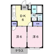 ハイツカツラギの間取り画像