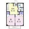 コーポ川嶋Ⅱの間取り画像