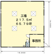 水海工場Aの間取り画像