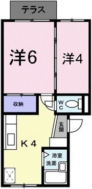 ハイツ青木の間取り画像