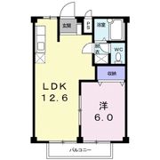 レインボー松井の間取り画像