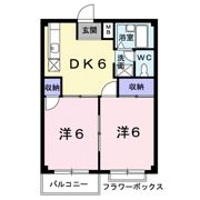 エルディム青柳Aの間取り画像