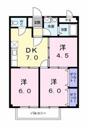 シティハイツ本宿Ⅲの間取り画像