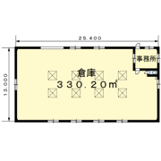 岡部倉庫の間取り画像