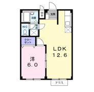 ハイツ粟野Cの間取り画像