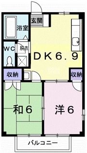 ハイツKUWAOの間取り画像