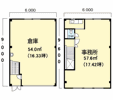 長束西2倉付事2646102の間取り画像
