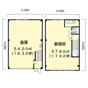 長束西2倉付事2646102の間取り画像