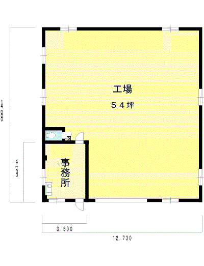 国定町1丁目工場Aの間取り画像