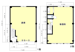 東郷町北山台倉庫付事務所の間取り画像