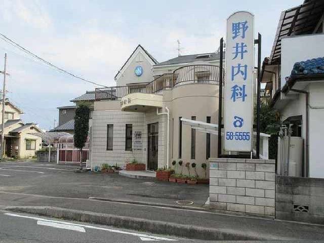 近くの病院まで500m（徒歩7分）