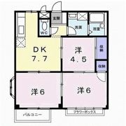 コーポ毛利の間取り画像