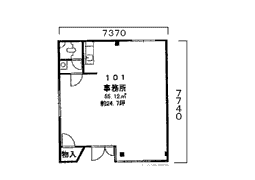 西中央4丁目貸事務所の間取り画像