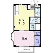 エルディム杉山の間取り画像