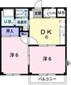 ロマニー上田の間取り画像