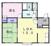 共栄ハイツの間取り画像