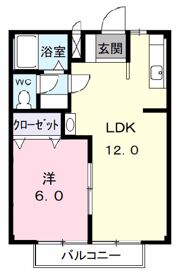 エスポワールの間取り画像